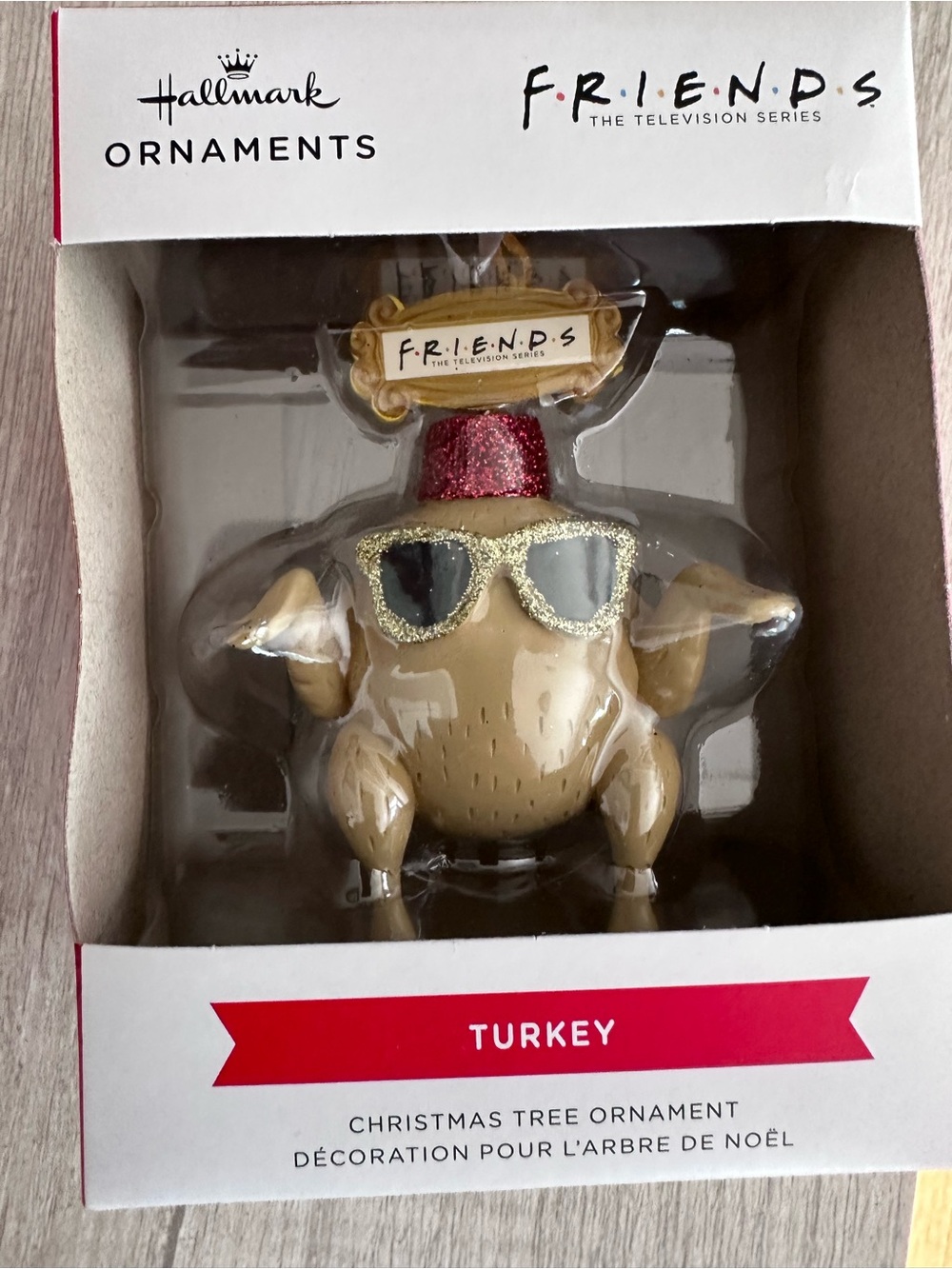 Hallmark FRIENDS Turkey Christmas Tree Ornament
